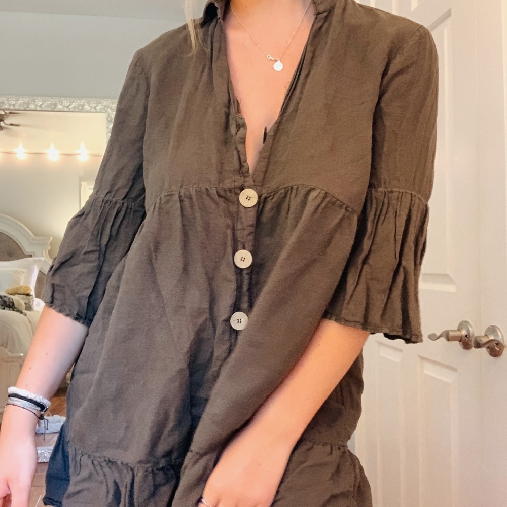 Green day dress